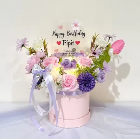 Bloom Box Akrilik Ucapan Ulang Tahun Semarang